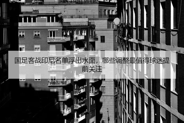 国足客战印尼名单浮出水面，哪些调整最值得球迷提前关注